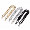 Spray Painted CCB Plastic Curb Chains Bag Handles AJEW-BA00052-1