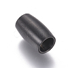 304 Stainless Steel Magnetic Clasps with Glue-in Ends STAS-F227-51B-B-1