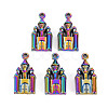 Rainbow Color Alloy Pendants PALLOY-S180-288-NR-1