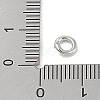Brass Locking Jump Rings KK-S369-01P-01-3