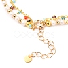 Multi-Strand Anklets AJEW-AN00329-01-3