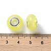 Pearlized Resin European Beads RESI-M001-01E-3