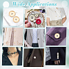 20Pcs 4 Styles 4-Hole Zinc Alloy Buttons BUTT-NB0002-12KCG-5
