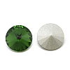 Pointed Back Glass Rhinestone Cabochons RGLA-T086-10mm-20-2