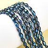 Electroplate Glass Beads Strands EGLA-J013-4X6mm-F34-6
