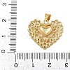Brass Micro Pave Cubic Zirconia Pendants KK-A269-07G-3