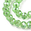 Electroplate Glass Beads Strands EGLA-A034-T6mm-A15-3