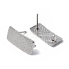 Non-Tarnish 304 Stainless Steel Stud Earring Finding STAS-B034-10P-2
