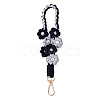Hand-woven Flower Pendant Decorations KEYC-TAC0009-02KCG-07-1