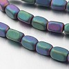Electroplate Non-magnetic Synthetic Hematite Bead Strands G-F300-40B-F02-1