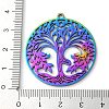 304 Stainless Steel Pendants STAS-R116-08RC-3