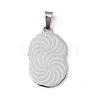 Non-Tarnish 201 Stainless Steel Pendants STAS-C072-01P-1