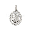 Brass Pave Natural White Shell Pendants KK-S522-07A-P-1