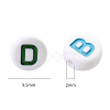 Opaque White Acrylic Beads SACR-YW0001-23E-2
