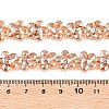 Electroplate Glass Beads Strands EGLA-T028-02F-4