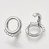 Hoop Earring Findings KK-T048-007P-NF-3