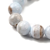 Natural Dyed Marble Beads Strands G-D315-A01-01-4mm-4