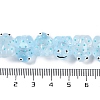 Transparent Glass Enamel Beads Strands GLAA-B021-05G-4