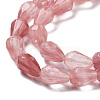 Cherry Quartz Glass Beads Strands G-P520-B18-01-4