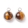 Natural Mixed Stone Charms G-K325-01P-3