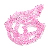 Spray Painted Transparent Glass Beads Strands X-GLAA-P060-01A-09-2