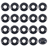 20Pcs Natural Black Onyx(Dyed & Heated) European Beads FIND-ME0003-87C-1