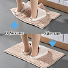 AHADEMAKER 16Pcs 2 Colors PU Self Adhesive Non Slip Carpet Stickers FIND-GA0005-64-5