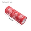 Snowflake Deco Mesh Ribbons OCOR-P010-G08-3
