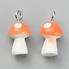 Opaque Resin Pendants RESI-CJC0012-16E-2