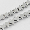 Non-magnetic Synthetic Hematite Beads Strands G-Q887-6x6mm-7-2