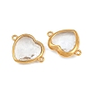 304 Stainless Steel Glass Connector Charms STAS-Q119-02G-A02-2