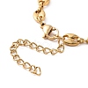 PVD Vacuum Plating 304 Stainless Steel Coffee Bean Chain Bracelet for Men Women BJEW-E031-16G-02-3