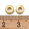 Rack Plating Brass Micro Pave Cubic Zirconia Beads KK-U030-30G-04-2