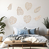 14Pcs Wood Wall Decorations AJEW-WA0003-93-6