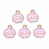 Alloy Enamel Charms X-ENAM-S121-072B-2
