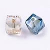 Electorplated Glass Beads EGLA-E006-M1-2