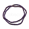 Electroplated Natural Lava Rock Beads Strands G-Q1009-B01-02C-2