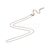 304 Stainless Steel Cable Chains Necklace for Men Women NJEW-N050-A03-R12-3
