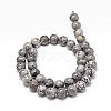 Natural Map Stone Beads Strands X-G-P075-15-8mm-2