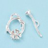 Eco-friendly Brass Toggle Clasps KK-D082-20S-2