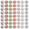 100Pcs Vintage Straight Hole Small Fragrant Fabric Beads FIND-TA0006-79-2