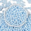 Opaque Colours Luster Glass Seed Beads SEED-P008-01C-09-3