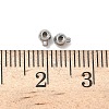 304 Stainless Steel Crimp Beads X-STAS-G361-02P-3