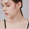 Cubic Zirconia Snake Hoop Earrings with Enamel EJEW-SZ0001-87D-5