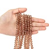 Crackle Glass Beads Strands CCG-Q001-8mm-07-4