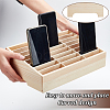 24-Grid Wooden Cell Phone Storage Box AJEW-WH0258-969A-4