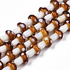 Mushroom Handmade Lampwork Beads Strands LAMP-R116-24-1