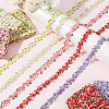 4.6~5Yards Flower Polyester Trim Ribbon OCOR-PH0001-97A-4