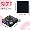10Pcs Sun Moon Star Printed Cardboard Gift Boxes CBOX-TA0001-21A-4