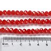 Baking Paint Imitation Jade Glass Bead Strands DGLA-A034-J10mm-A32-5